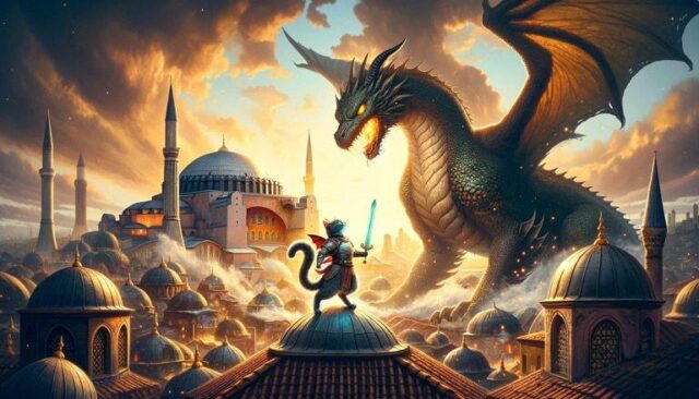 Yapay zeka ile ejderha kedi mücadelesi